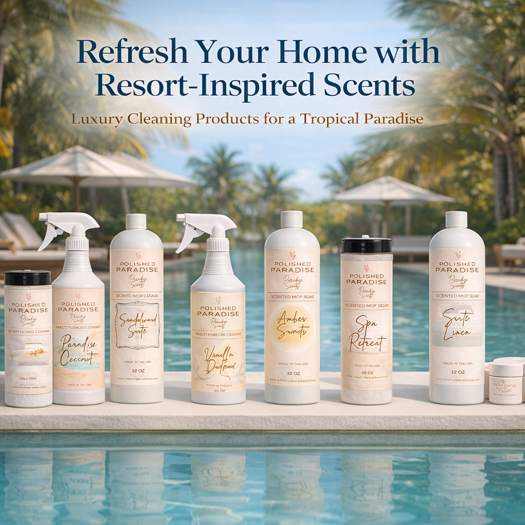 Resort Collection Luxury Cleaning Products | Polished Paradise Co