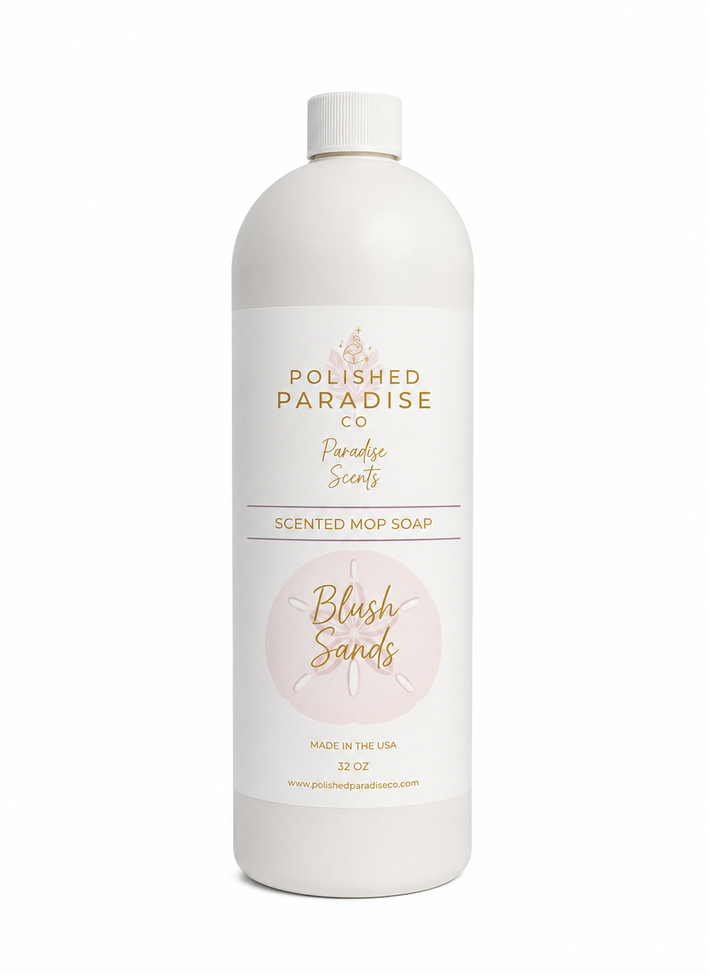 Blush Sands Scented Mop Soap – Pink Sands Inspired Luxury Floor Cleaner, 32 oz