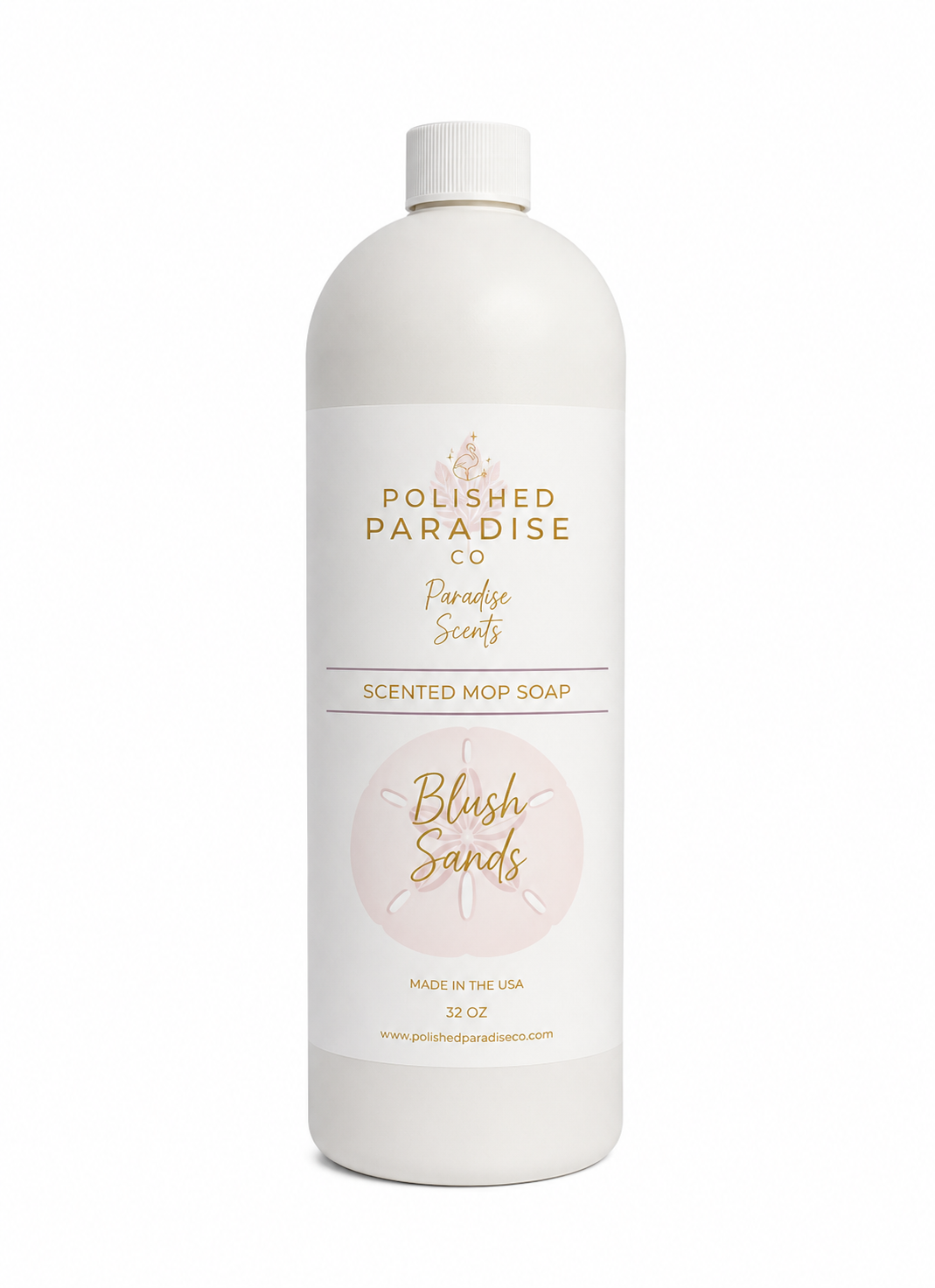 Blush Sands Scented Mop Soap – Pink Sands Inspired Luxury Floor Cleaner, 32 oz