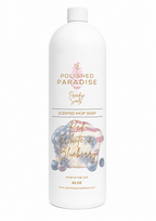Red, White & Blueberry Scented Mop Soap – Blueberry Muffin Inspired Luxury Floor Cleaner, 32 oz