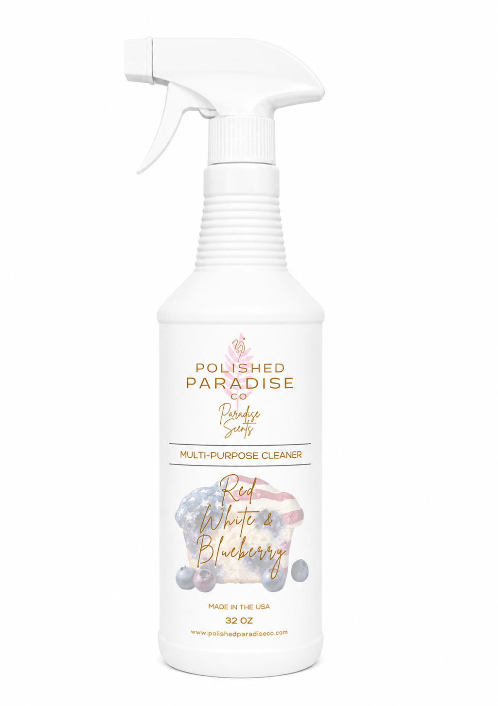 Red, White & Blueberry Muffin Scented Multi-Purpose Cleaner – Luxury Scented Surface Cleaner | 32 oz
