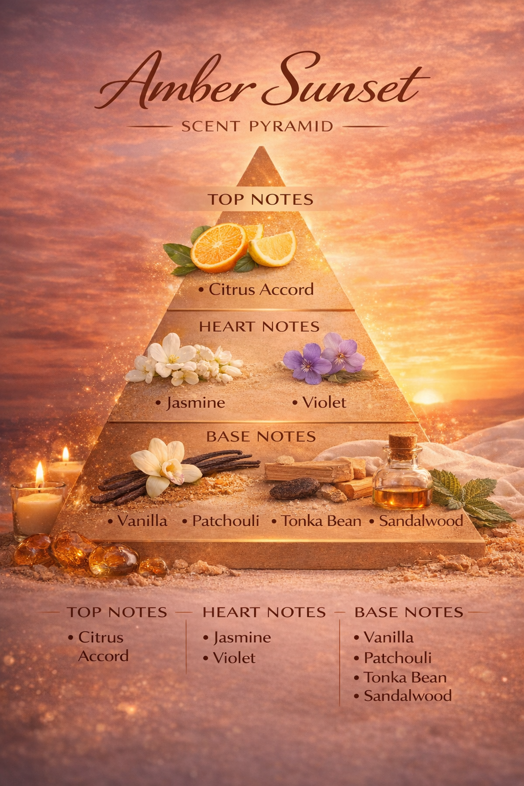 Amber Sunset Luxury Room Spray, Resort Collection Home Fragrance Mist, Air Freshener, 8 oz