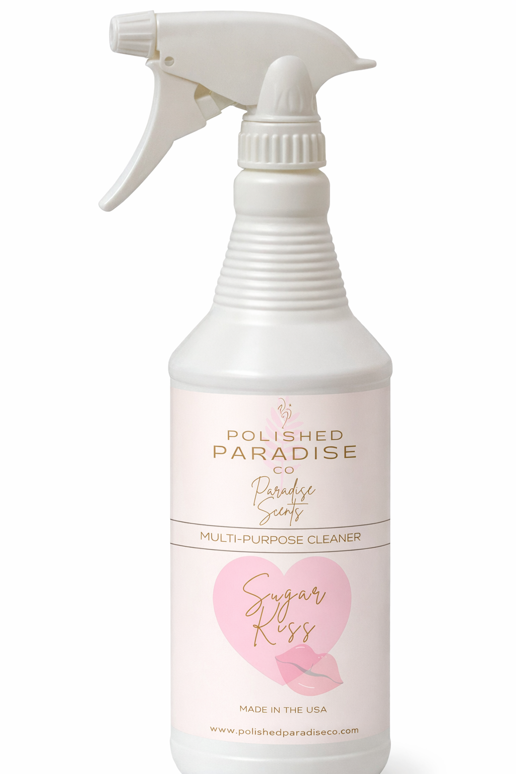 Pink Sugar Kiss Valentine’s Day Scented Multi Purpose Spray Holiday Home Fragrance Hard Surface Cleaner 32 OZ