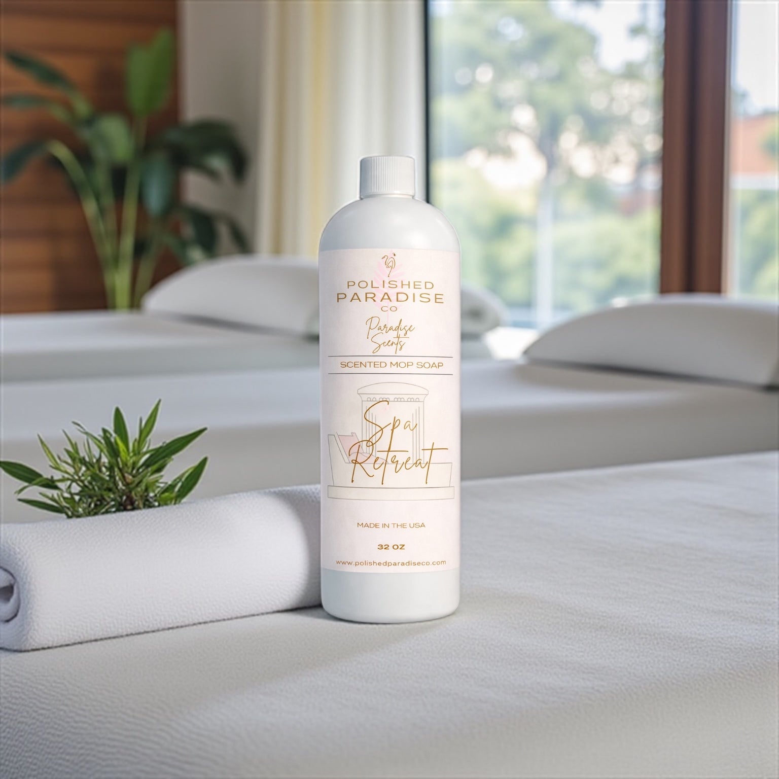 Spa Retreat Luxury Resort Inspired Scented Mop Soap Home Fragrance Floor Cleaner 32 OZ