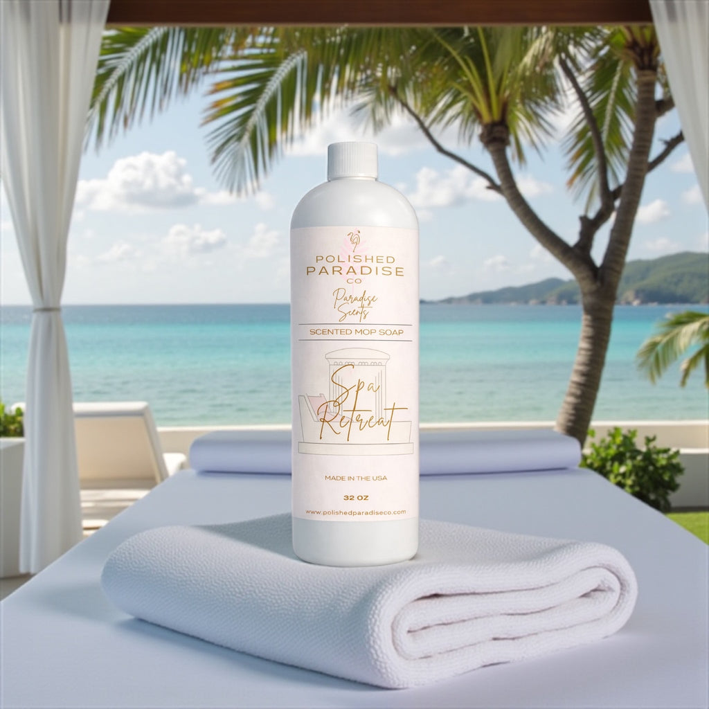 Spa Retreat Luxury Resort Inspired Scented Mop Soap Home Fragrance Floor Cleaner 32 OZ