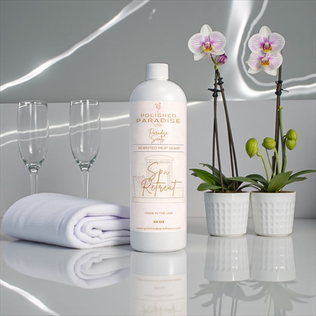 Spa Retreat Luxury Resort Inspired Scented Mop Soap Home Fragrance Floor Cleaner 32 OZ