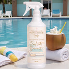 Poolside Coconut Scented Multi Purpose Spray Home Fragrance Resort Collection Hard Surface Cleaner 32 OZ