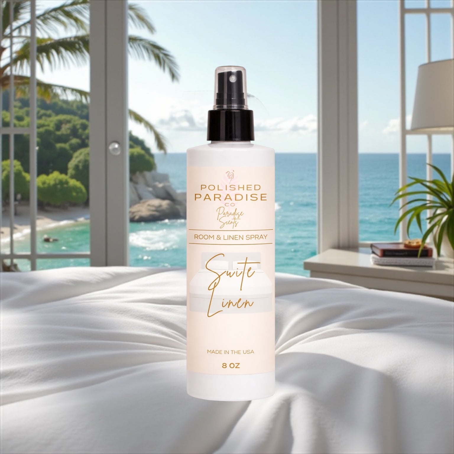 Suite Linen Luxury Room Spray, Resort Collection Home Fragrance Mist, Air Freshener, 8 oz