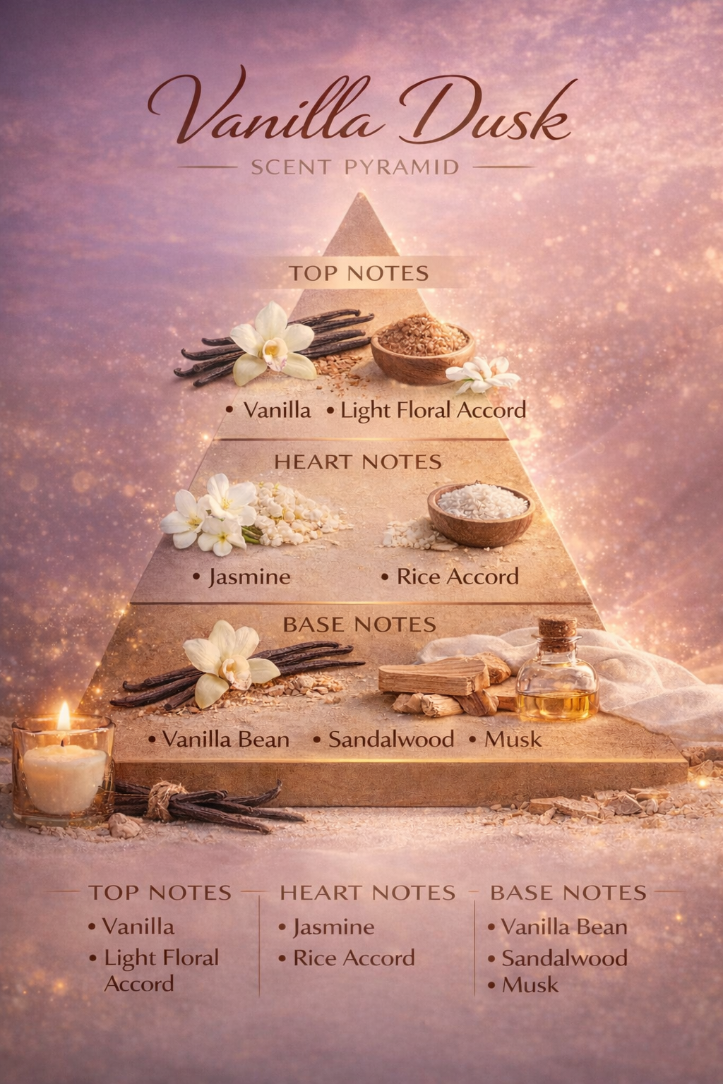 Vanilla Dusk Luxury Scented Mop Soap Home Fragrance Floor Cleaner 32 OZ