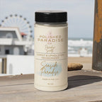 Polished Paradise Co Paradise Scents Carpet and Upholstery Deodorizer, Tropical Scent Powder for Rugs and Textiles, 16 Oz