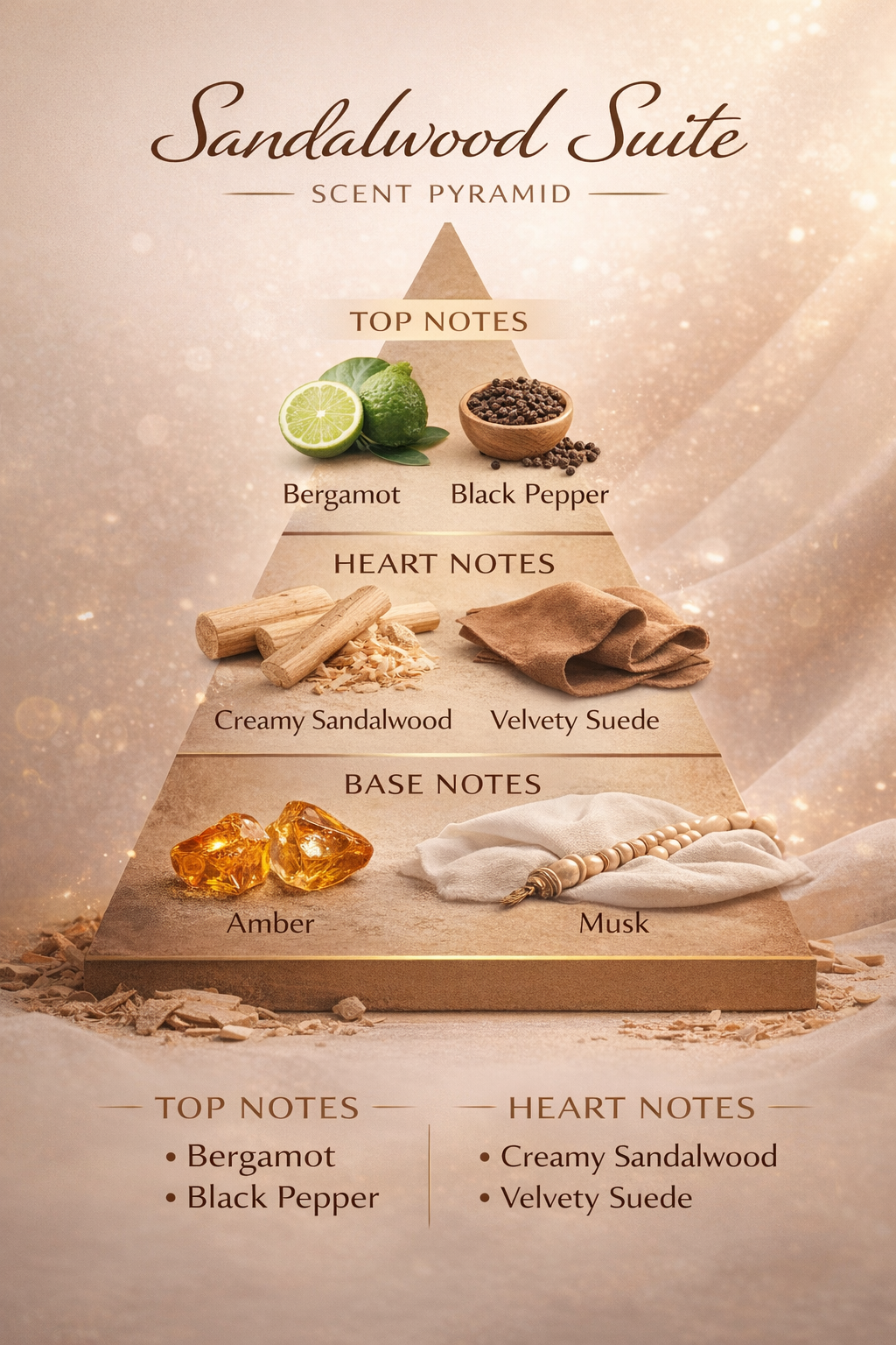 Sandalwood Suite Luxury Resort Inspired Scented Mop Soap Home Fragrance Floor Cleaner 32 OZ