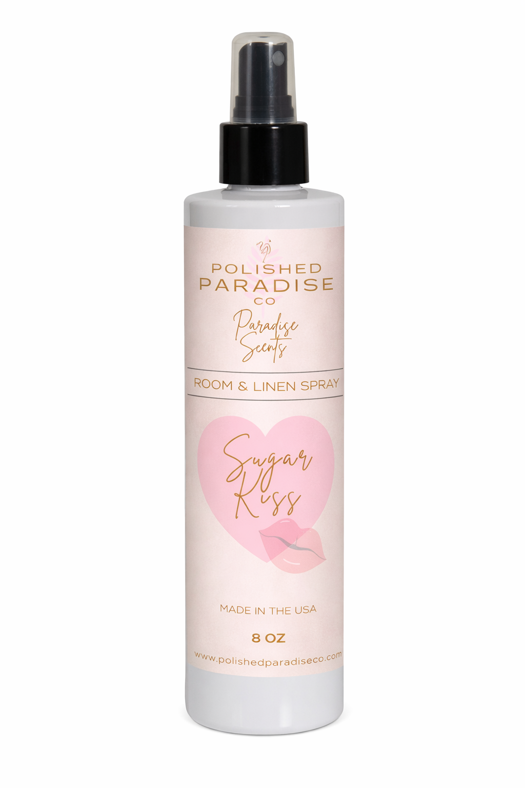 Pink Sugar Kiss Room Spray Valentine's Day Holiday Home Fragrance Mist, Air Freshener, 8 oz